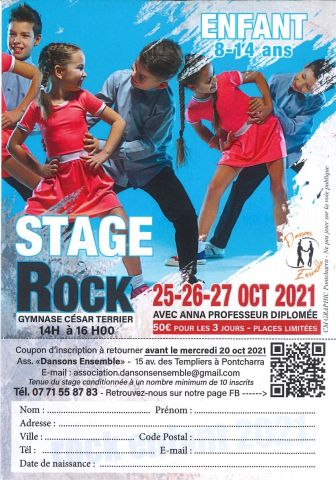 stage danse rock
