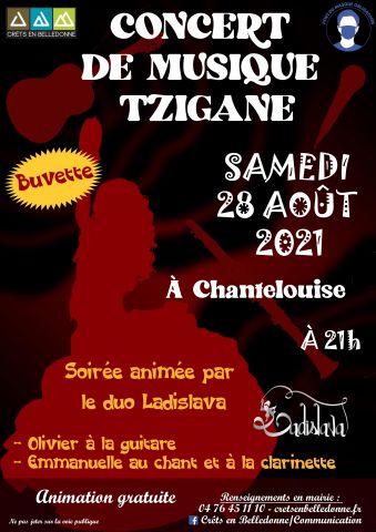 Affiche du concert tzigane