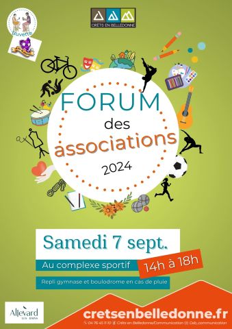 Forum des associations 2024 à Crêts en Belledonne