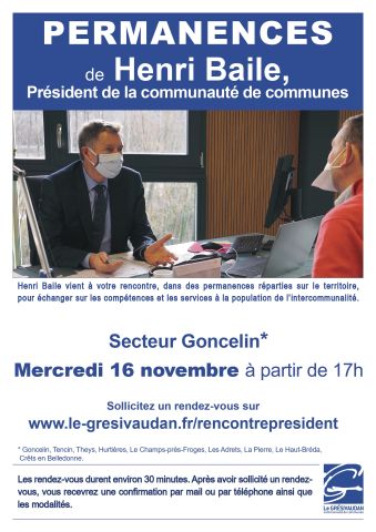 Affiches rencontres président habitants