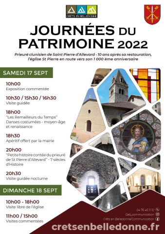 Journée du patrimoine 2022 à Crêts en Belledonne