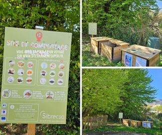 Site de compostage partagé à Crêts en Belledonne